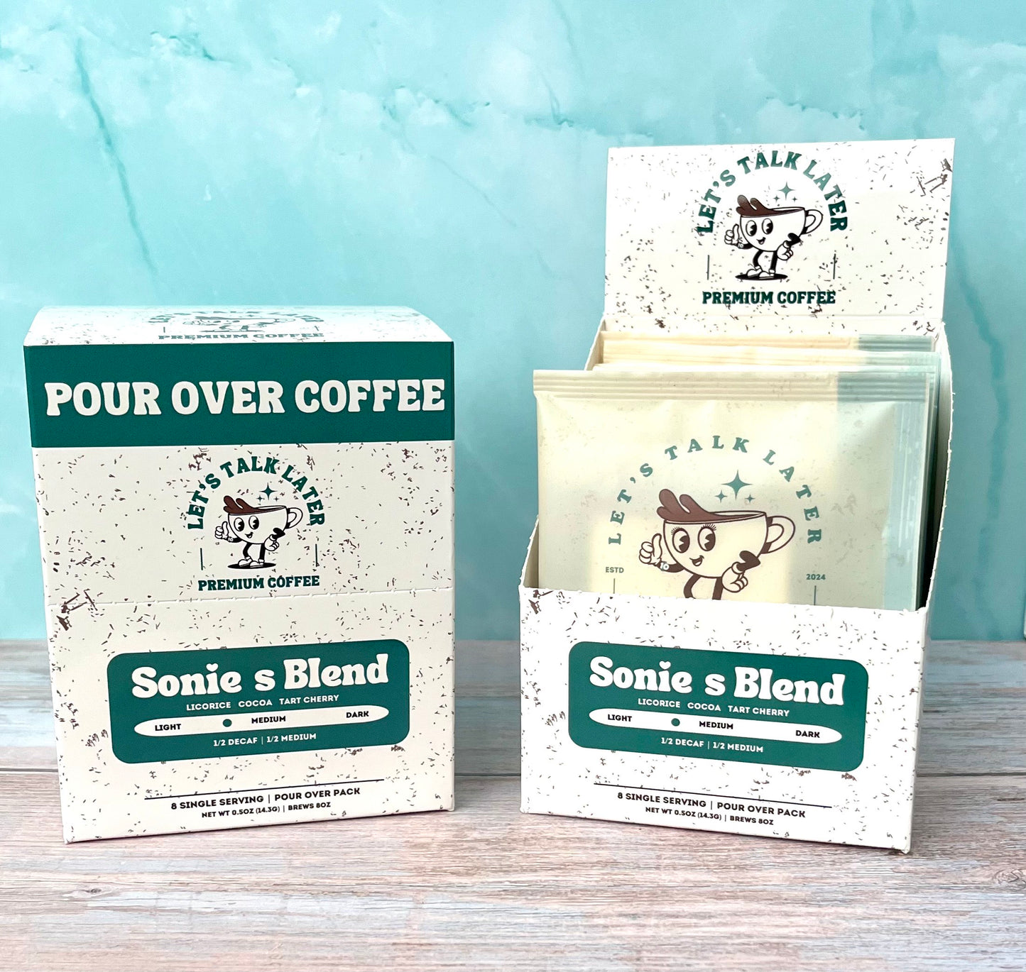 Sonie's Blend Pour Over Packs - 8ct Box