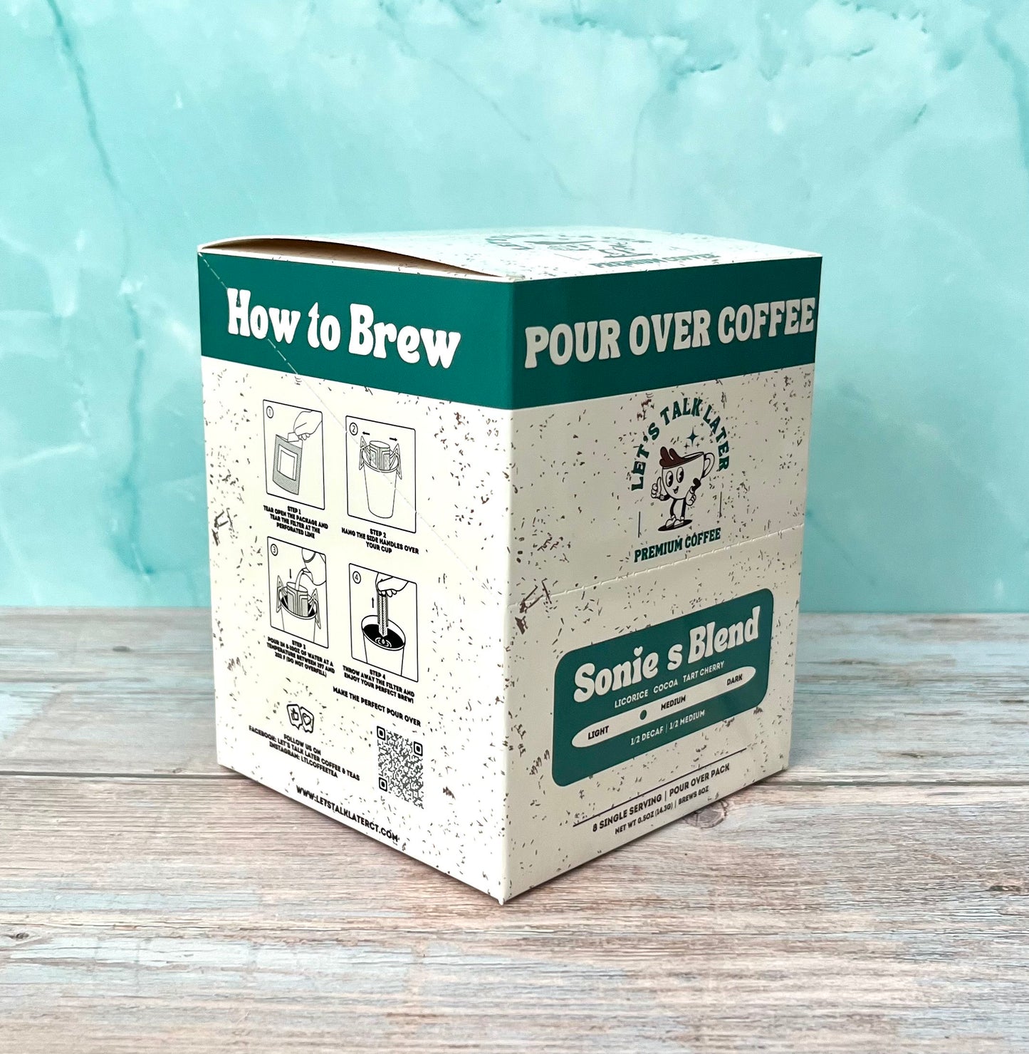 Sonie's Blend Pour Over Packs - 8ct Box